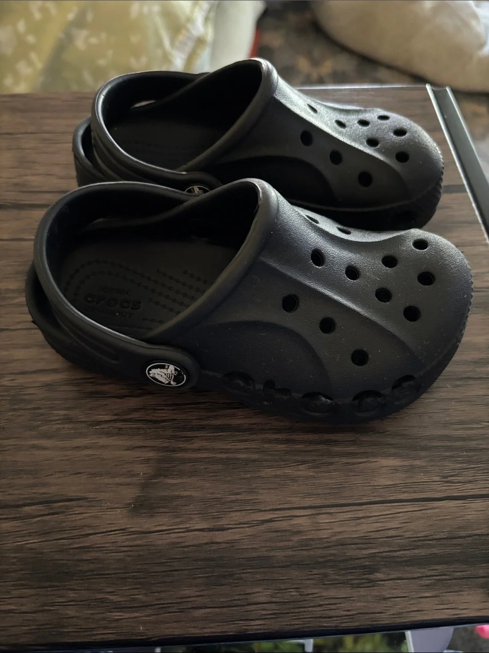 CROCS Kids Black Classic Clog Sandals
